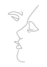 abstract kiss Card 37573 created by Golden Hour