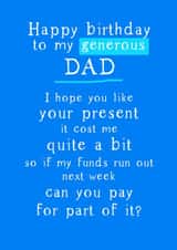 dad birthday Card 42636 created by Jenny Bowman