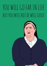 Derry Girls Sister Michael Congratulations Card 19678 created by The Chipper Whippet