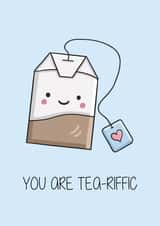 terrific tea Love & Friendship Card 17290 created by Creaternet