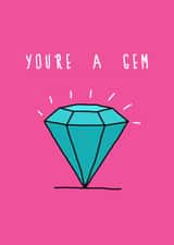 diamond gem Thank You Card 19916 created by Kazvare Made It