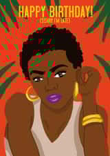 belated sorry Birthday Card 19918 created by Kazvare Made It