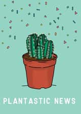 plant plantastic Congratulations Card 19920 created by Kazvare Made It