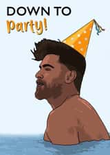 party celebrity Birthday Card 19637 created by Memetallica