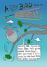 birds pigeon Birthday Card 18964 created by Egg Toons