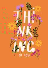 condolences flowers Thinking of you Card 17622 created by Isabella