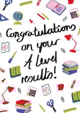 a-level results Congratulations Card 18980 created by Fran Butler
