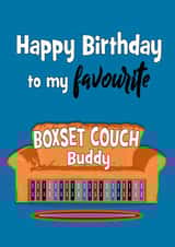 boxset TV Birthday Card 15156 created by Stephanie Scala