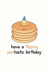 pancakes pun Birthday Card 20077 created by Frendly Uk