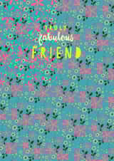 fabulous friend Birthday Card 19965 created by Peony Rose Design
