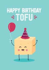 vegan vegetarian Birthday Card 12866 created by Blush & Blossom 