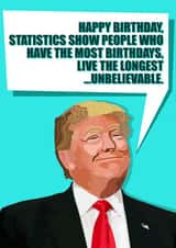 donald trump Birthday Card 17771 created by Close to the bone