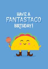 Fantastaco birthday card created by Blush & Blossom 