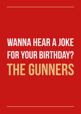 arsenal gunners Birthday Card 11700 created by Rishi