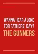 arsenal gunners Father's Day Card 34035 created by Rishi