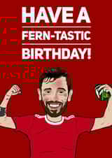 Bruno Fernandes Birthday Card created by Elgo Designs