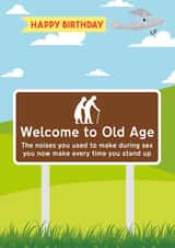 Welcome to Old Age Card created by Designer By Lockdown