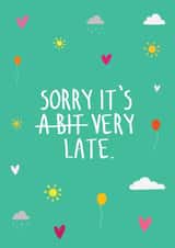 sorry bit Birthday Card 19126 created by The Importance of Being Honest