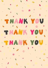 Confetti Thank You created by Finest Imaginary