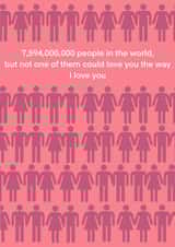 A card for Valentines Day, or any day to say I love you created by @katiehounsomeillustrator