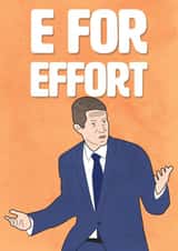 Gavin Williamson A level results Exams Card 18082 created by Orca 87