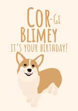 Cor Blimey British Birthday Card 13848 created by PopDogShop