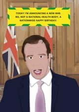 matt hancock boris johnson Birthday Card 43520 created by Debsmakescards