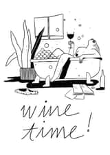 alcohol wine Birthday Card 18312 created by Sarkasik