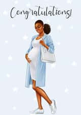 congratulations mum to be Pregnancy Card 19953 created by IBERE APPAREL