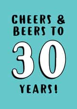 30 30th Birthday Card 17950 created by Seabird Studio