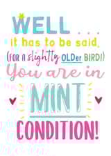 older bird Birthday Card 19521 created by The Inker's Boudoir