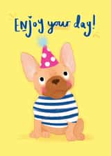 frenchie bull dog Birthday Card 19861 created by Rachel Suzanne