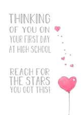 backtoschool thinking of you Good Luck Card 20176 created by LuluMooch