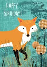 fox Child Birthday Card 2342 created by Rocket68