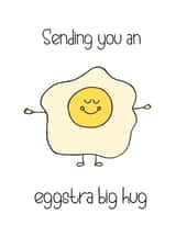 egg extra Love & Friendship Card 18166 created by Wild Housecat Designs