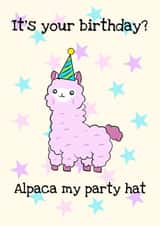 Alpaca my party hat created by Cutie McHootie 