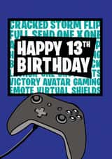 13th Fortnite Birthday Card 19206 created by Jackie Ponwaye Design