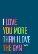 gym fitness Anniversary Card 20028 created by Fierce Females Club