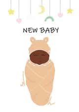 new baby newborn New Baby Card 20064 created by Nicola Lespeare