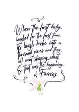 peter pan tinkerbell New Baby Card 19320 created by Lillehammer Creative