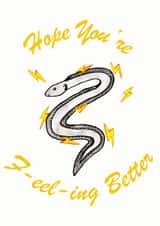 get well soon hope you're feeling better Card 43798 created by PunderWater Designs