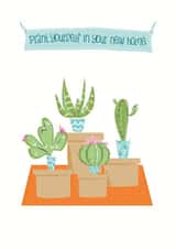 plant cactus New Home Card 19898 created by Mary Corrieri