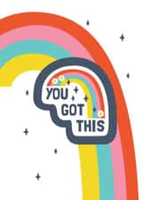 you got this rainbow Good Luck Card 18897 created by The Gifting Knot