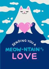 Sending You A Meow-ntain of Love created by Aley Wild Illustration