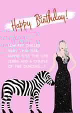 selling sunset christine quinn Birthday Card 20133 created by C+C Cards