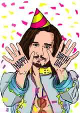 Klaus Umbrella Academy Birthday Card 19323 created by NotNiceThings