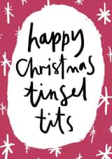 tinsel tits Christmas Card 28643 created by Diffydolls
