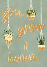 adult illustration New Baby Card 17843 created by Laura Jayne Lettering