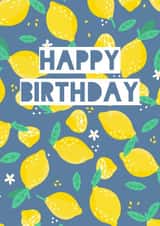 Fun Birthday Card - Lemons - Daisies created by Good Goose Designs