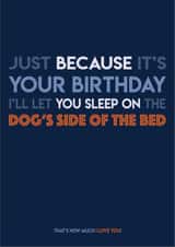 dog bed Birthday Card 15475 created by So My Day